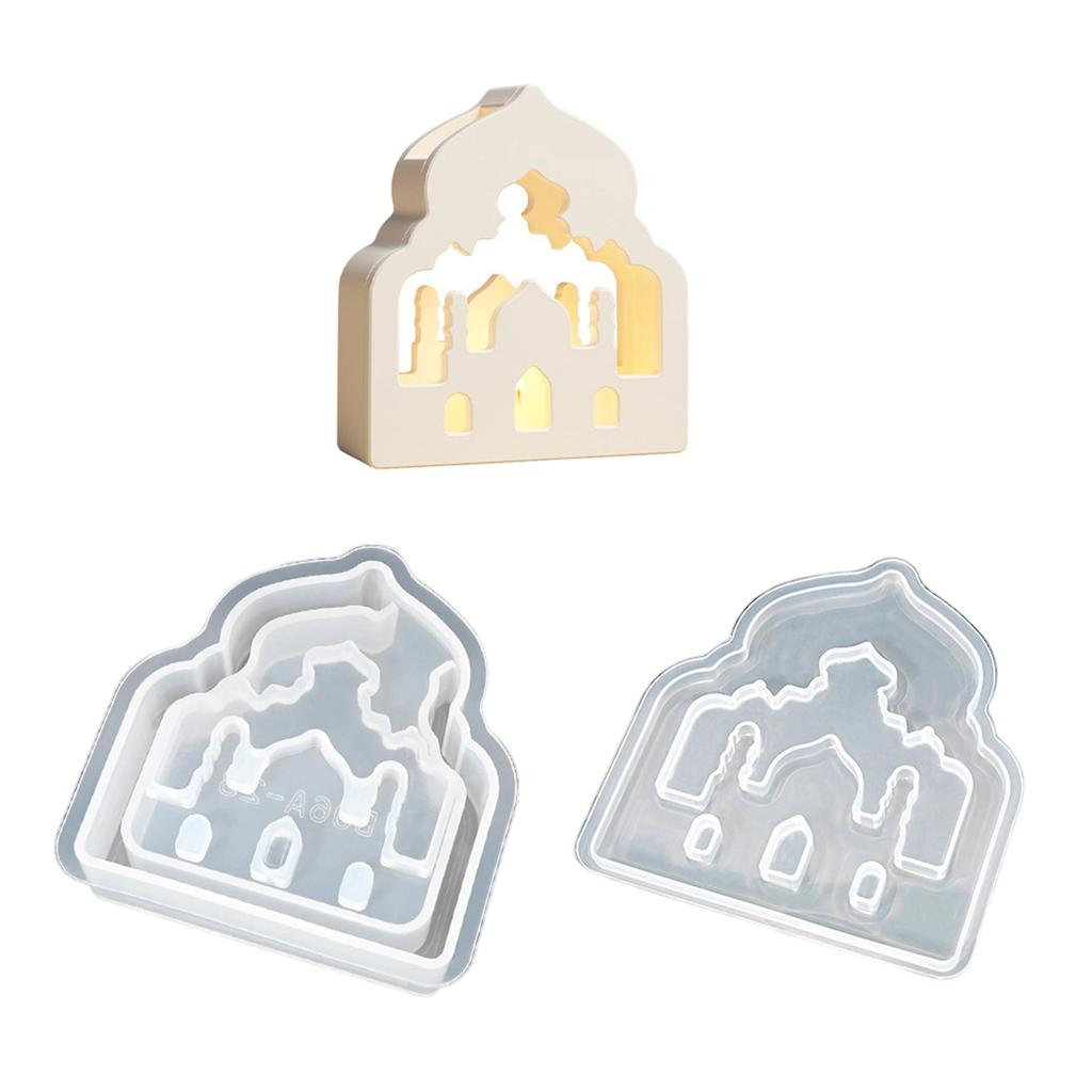 Fashionable House Sturdy Silicone Keychain Mould Set Craft Supplies Epoxy Resin Letter Charm for Personalize Jewelry