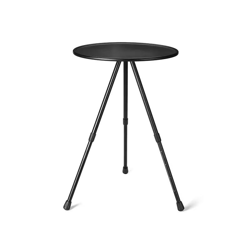OEING Outdoor Portable Folding Adjustable Small Round Table