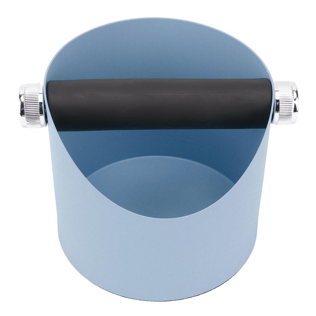 Coffee Knocking Slag Bucket Home Small Anti Slip Coffee Machine Grounds Box Powder Slag Recycling Bucket Blue
