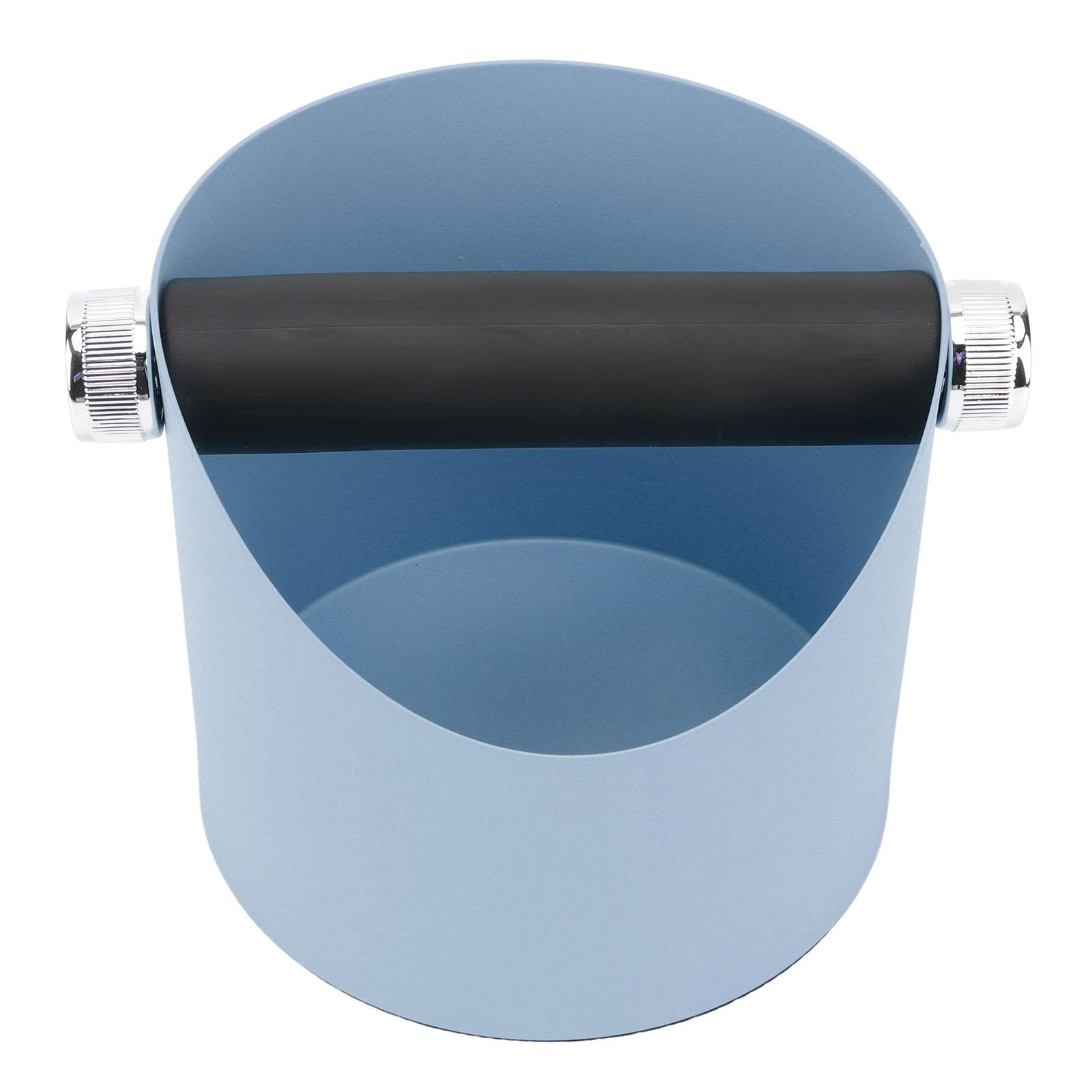 Coffee Knocking Slag Bucket Home Small Anti Slip Coffee Machine Grounds Box Powder Slag Recycling Bucket Blue blu