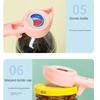 7 In 1 Multifunctional Can Beer Bottle Opener Cartoon Cat Bottle Opener Creative Stainless Steel Bar Kitchen Tool Gadget