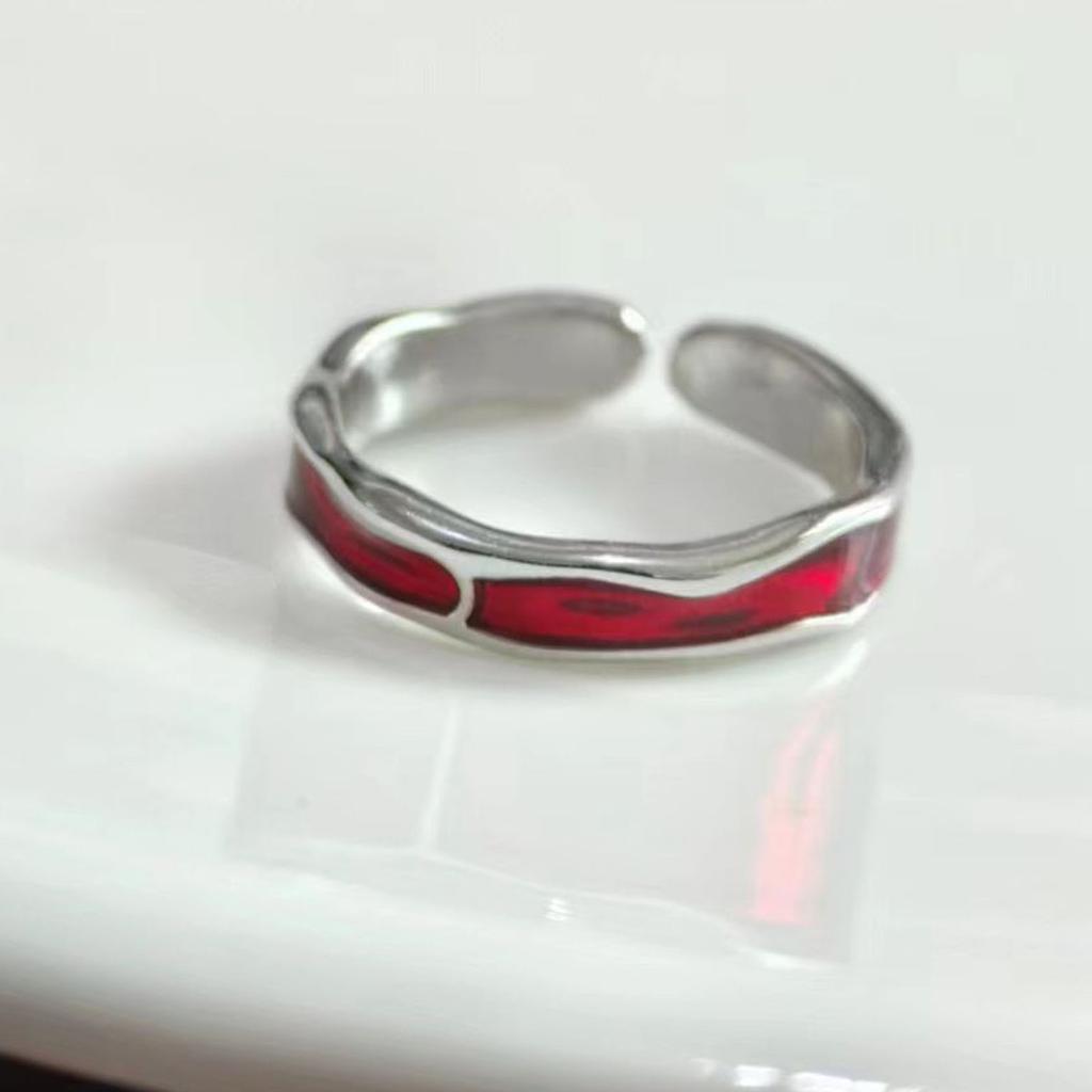 2Pcs Fashion Metal  Butterfly Open Rings Adjustable Gothic Finger Rings Statement Jewelry Simple Knuckles Rings