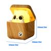 Intelligent Night Light with Shy Cats Design and Adjustable Brightness Eye Caring Bedside Lamp Suitable for Kids Room