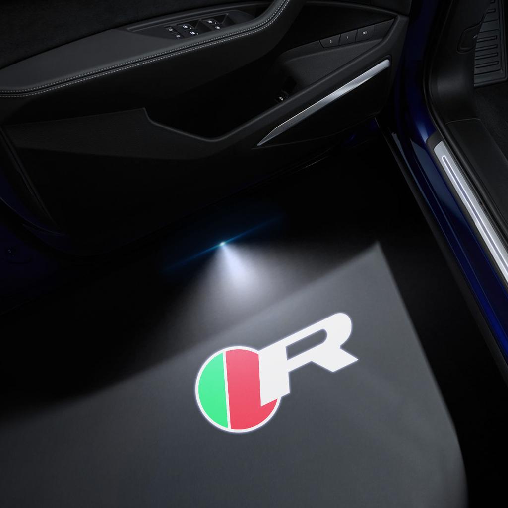 1/2PCS S R Sport Car Door Welcome Lights Laser Projector Logo Wireless Sensing For Jaguar F-TYPE F-PACE I-PACE XF XE XJ X-Type PP21