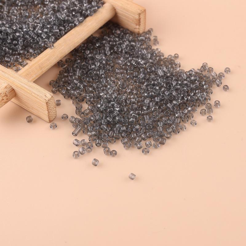 Silver-Plated Gold 2mm Glass Seed Bead Bracelet Necklace DIY Accessories