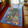 One Piece Soft Carpet Rug Anime Floor Mat Anti Slip Design for Bedroom Living Room Decorative Area -QJY