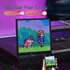 DIY LED Bluetooth Pixel Screen for Esports Desk Setup - Gaming Room Decoration, Desktop Ornament, Clock, Boys Gift