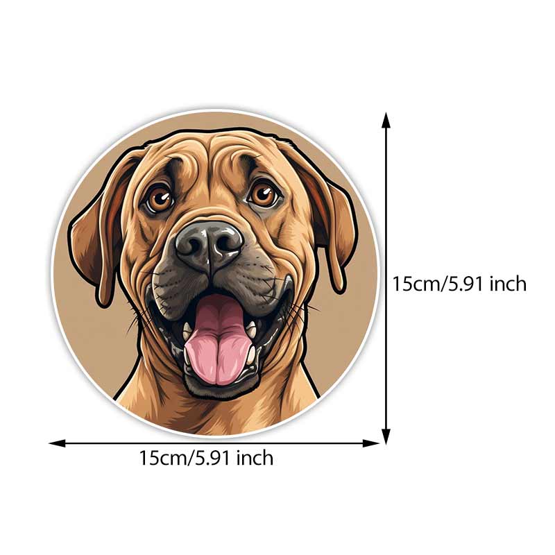 "Boxer Dog"Car Sticker Vinyl Decal Waterproof Rear Window Motorcycle Camper Bumper Truck Laptop Decoration TM420