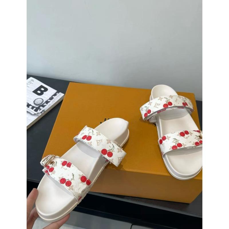 Thick-soled magic summer new fashion casual flat-bottomed open-toed slippers women's beach shoes