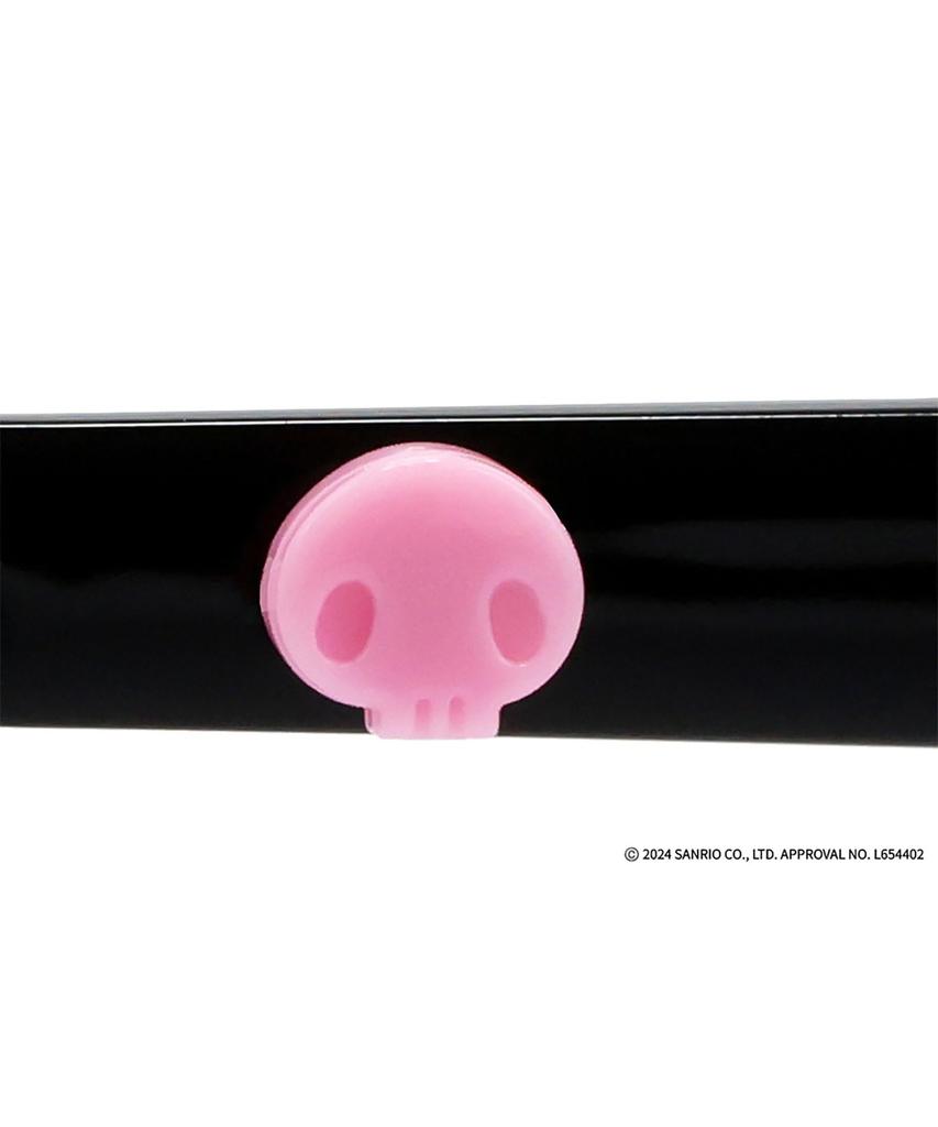 sunglasses UV UV protection rate of or for cute and Sanrio characters Black [Zoff] Boston-style protection, 99.9% more, unisex, stylish,