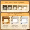 LED Night Light Dimmable Rechargeable/Plug-in Desktop Bedroom Bedside Lighting Decorative Touchscreen Reading RGB Desk Lamp
