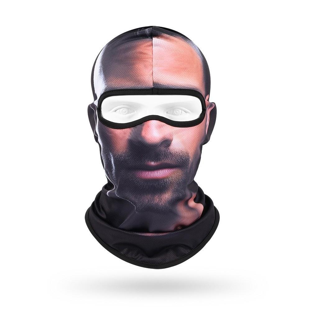 Beard Pattern Full Face Scarf Breathable Head Cover Cap Hood Caps Cycling Mask Outdoor