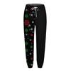 Women's Christmas  Print Casual Pants Drawstring Elastic Waist Drawstring Pants WIth Pockets