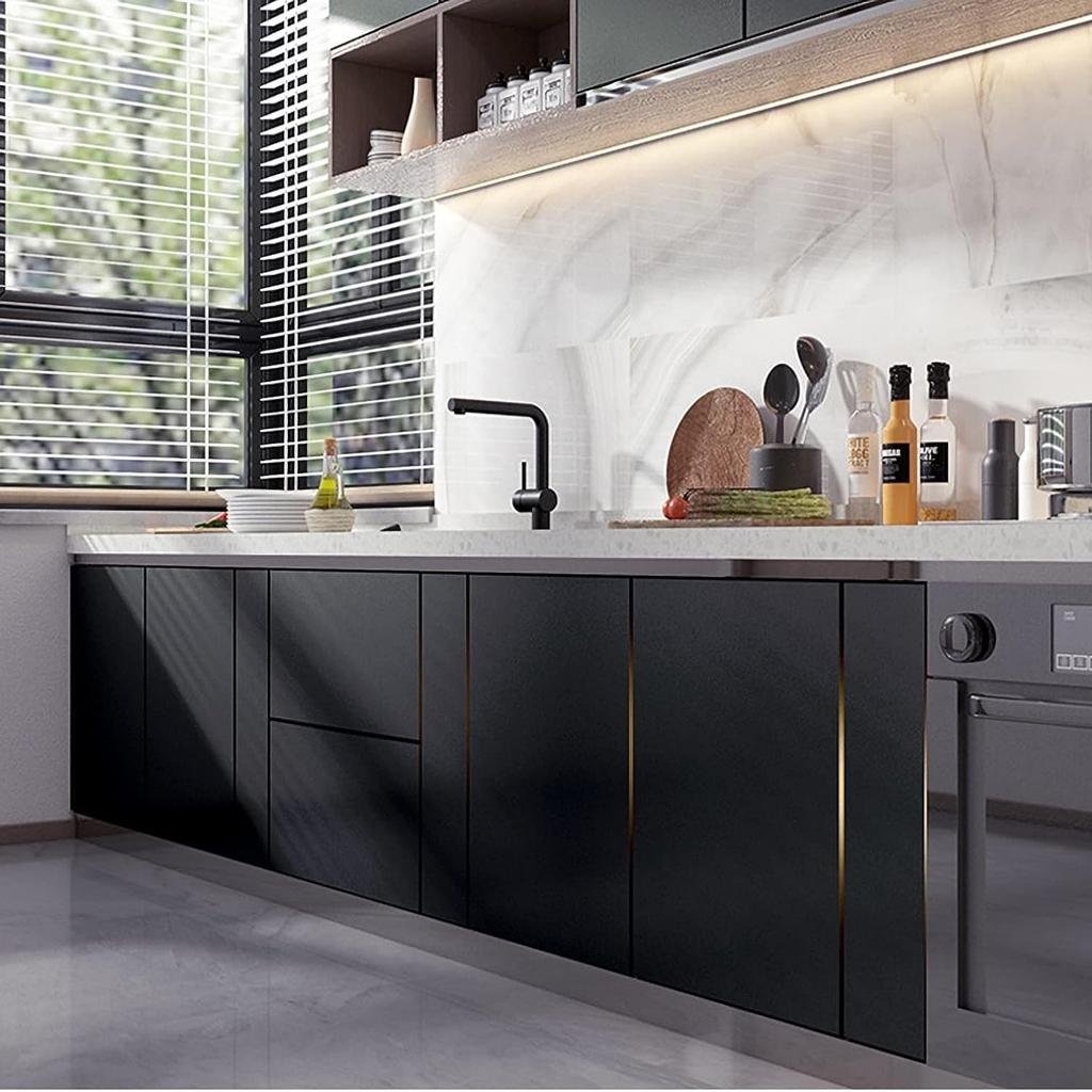 2/3/6m Matte Wallpaper White/Grey/Black Vinyl Self-Adhesive for Wall Shelf Liner Table Door Living Room Contact Paper Wall Decor