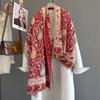 Warm Winter Cashmere Scarf Women Paisley Print Shawl Wrap Soft Pareo Elegant Poncho Femal Thick Warm Blanket Echarpe Pashmina