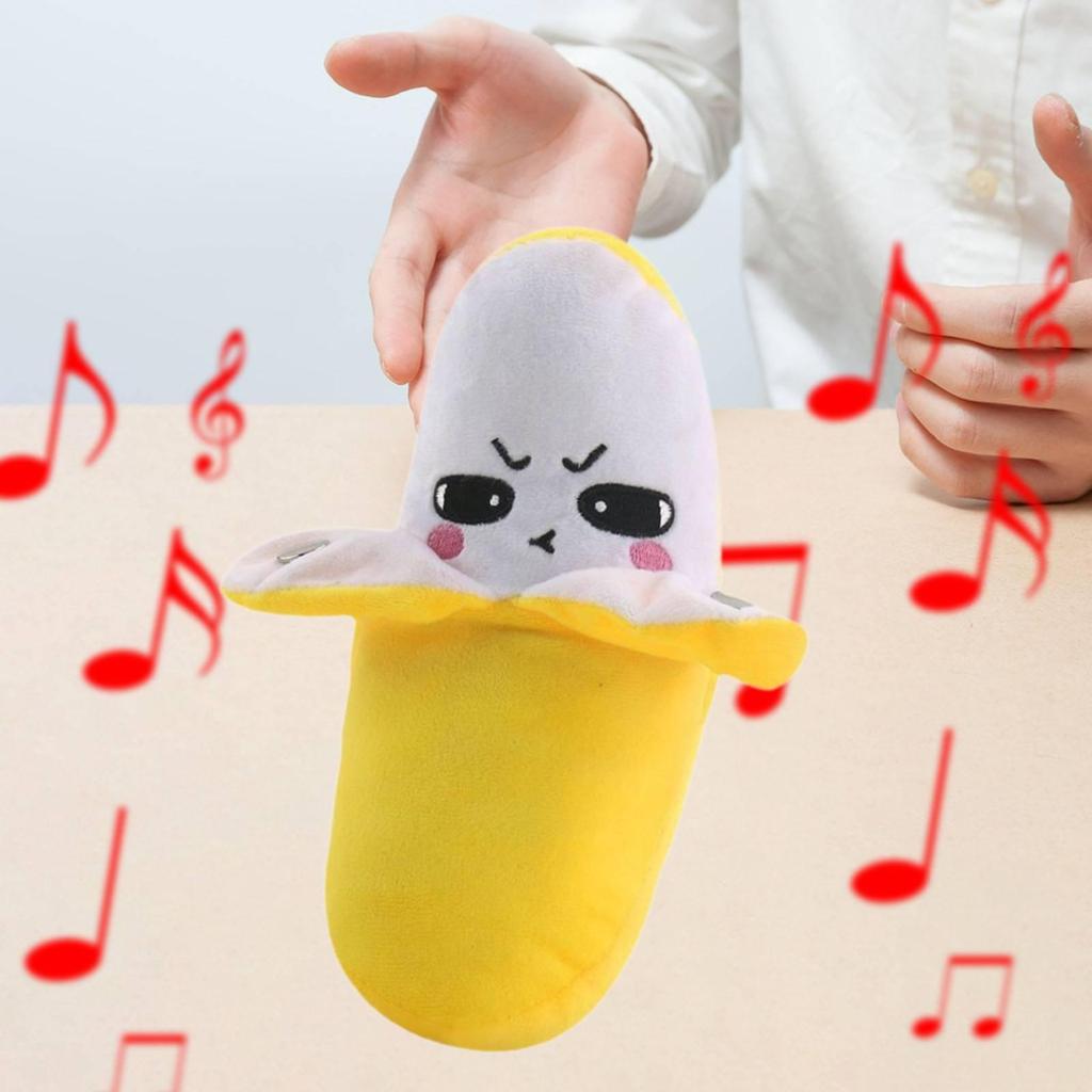 Interactive Musical Plush Activated Sound with Sounds Novelty Educational Toy Double Mode Gift