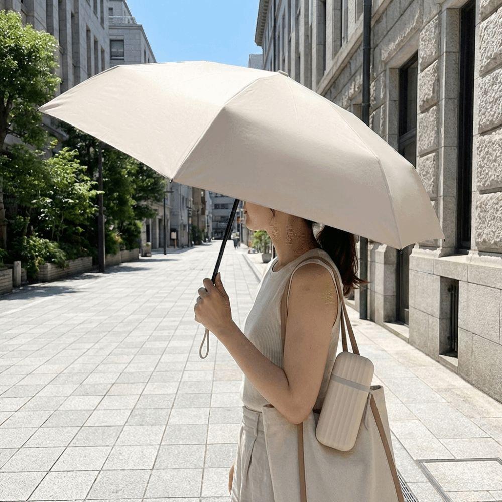 UV-Schutz Tasche Sonnencreme Schirm Ultraleichter Sonnenschirm Sonnenschirm Doppelt nutzbarer Schirm Allwetter