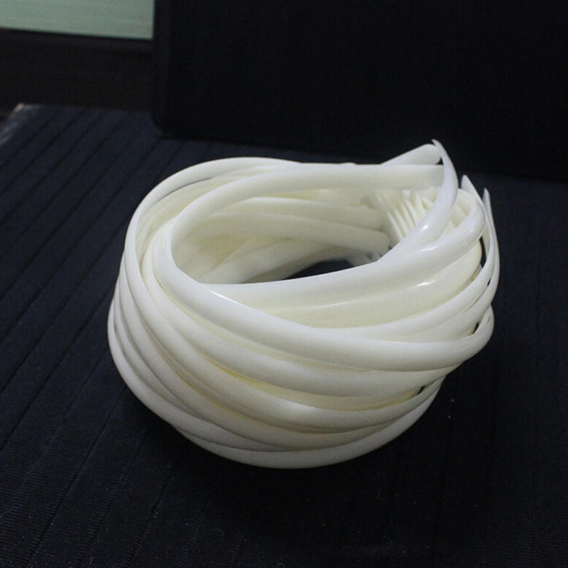 10Pcs 12Mm Blank Plain Plastic Headbands Diy Hair Band Accessory
