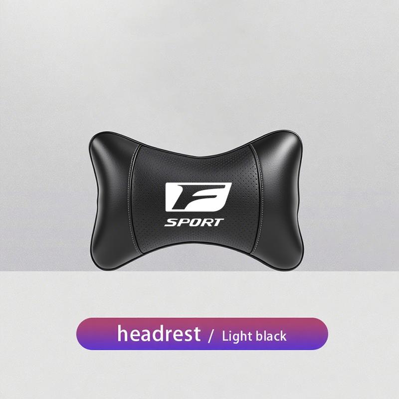 lexus Car Seat Headrest Auto Logo Neck Pillow Accessories For Lexus F SPORT ES RX NX LS UX LM LX GX LC RZ IS CT GS RC HS SC LBX