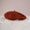 Simple Solid Beret Pure Color Unisex Beret Hat Men and Women New Year Presents Christmas Valentine's Gift for Her