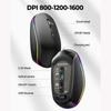Ultra-thin Backlit Wireless Keyboard & Mouse Set - 2.4G Rechargeable Bluetooth for Office Use