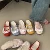 Lace Mary Jane Shoes Women's Flat Sweet Light Mouth Half Drag Skirt