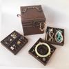 Jewelry Display Box Vintage Retro Jewelry Box Luxury Fashion Organizer Display Showcases Gifts Packaging Supplies