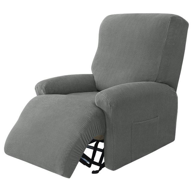 Elastic Recliner Sofa Cover Polar Fleece Split Design For Lounge Couch Armchair Living Room Relax Sofa Covers Soft Durable