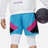 Li-Ning Wade Series Letter Print Color Block Elastic Waist Straight-Leg Quick-Dry Basketball Pants Men Bottoms Multi AAPT051-8