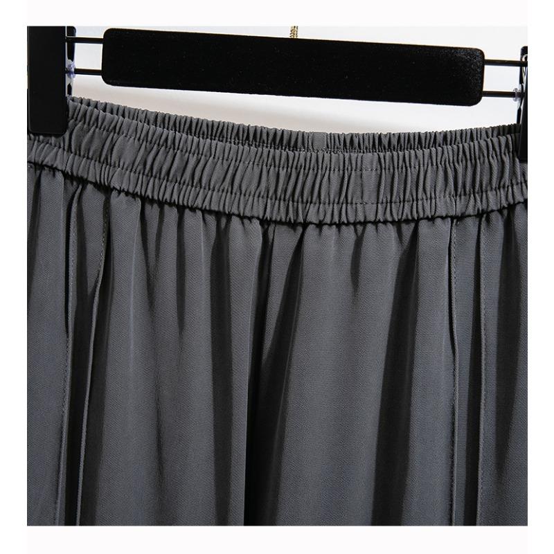 DIMANAF 2025 Summer Plus Size Harlen pants High Waist New Women Fashion Loose Pleated Vintage Pants