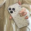 Ins White Floral iPhone 17Promax Mobile Phone Case for Apple 16promax Space Case 14 Transparent