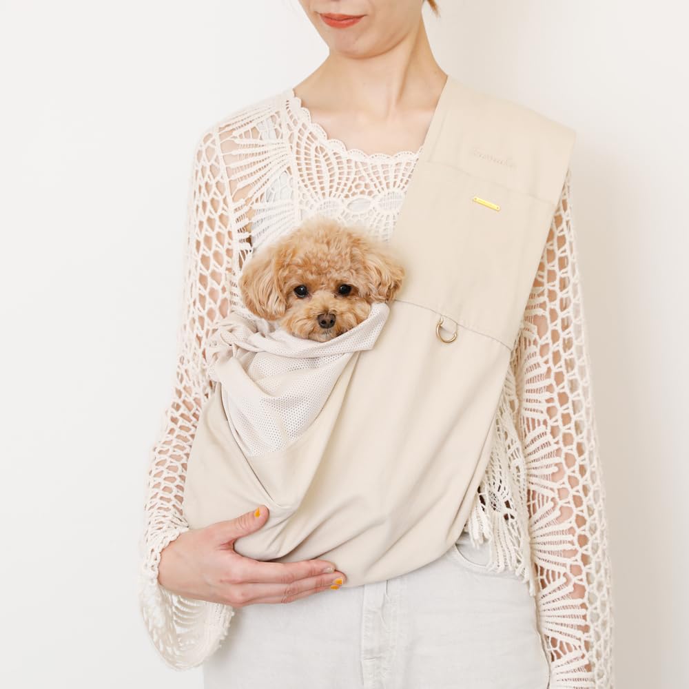 Câine Câine Sling Sling pentru Câini Mici și Mijlocii Previne Câinii să Sară Afară Portbebe Ușor Plasa Ieșiri Călătorii Monchéri [Sling Plasă]