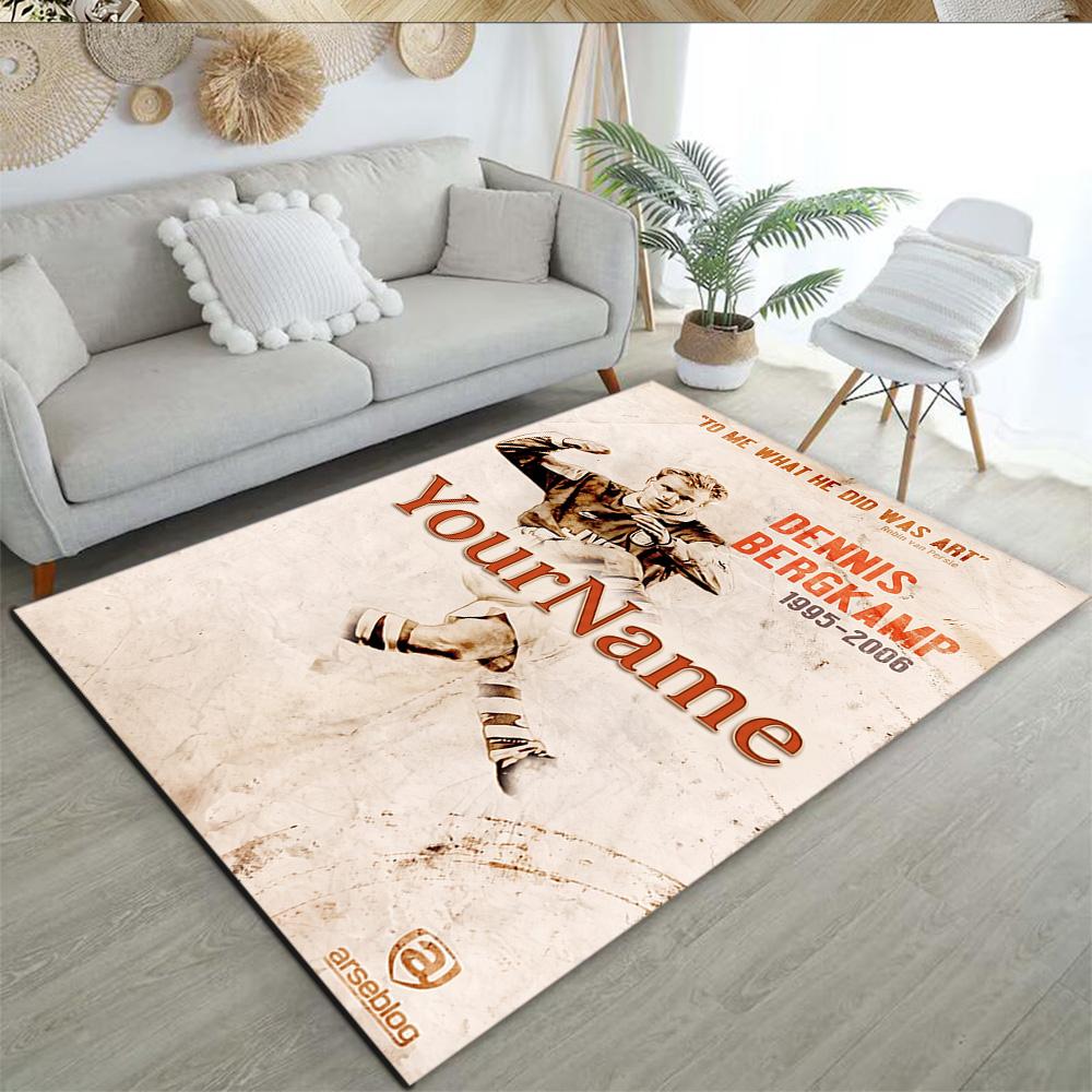 Arsenal Customized Name Floor Mat Suitable for Living Rooms Entryway Study room Playrooms Antislip Carpet Anime Office Decor Spiritual Gift