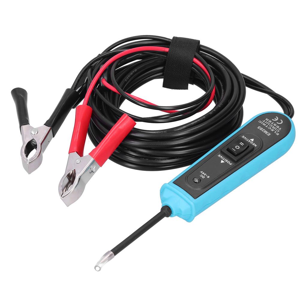 EM285 Car Electric Circuit Tester 6‑24V DC Overload Protection with Detachable Circuit Probe