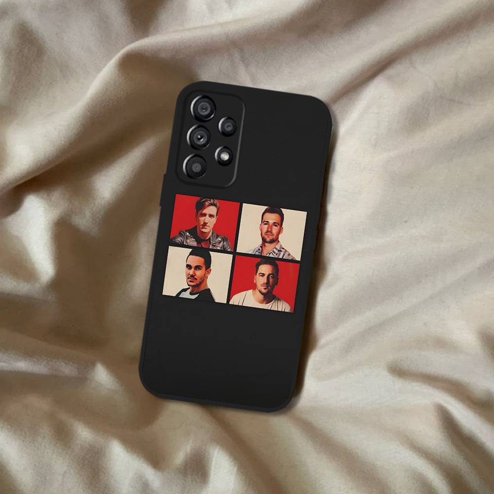 Music B-Big Time Rush Phone Case For Samsung Galaxy A20,A21s,A22,A31,A32,A52,A53,A72,73,A80 Soft Black Cover