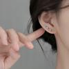 Fraise S925 Plated Earrings With Colorful Cubic Zirconia