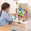 Holzklötze Puzzle Knobelspiel Spielzeug Fesselndes Holzpuzzle-Spiel für Kinder Jugendliche Kinder Geburtstagsgeschenk