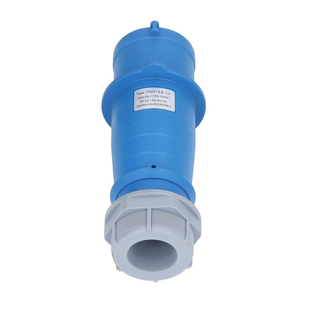 Industriell stikkontakt IP44 Vanntett Messing Kontakt Luftfartskontakt 2P+E 32A AC 220240V