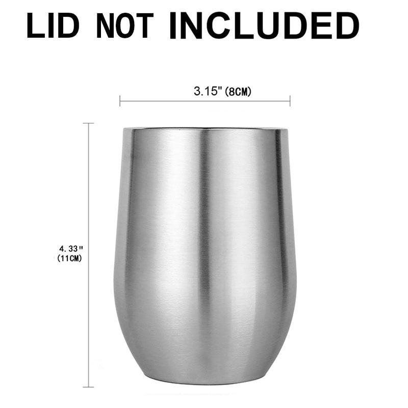 12oz Stainless Steel Beer Mugs With Lid&Straw cold drink Drinking Metal Cups Cocktail Mug For Bar Drinkware Coffee Mug Tumbler