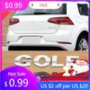 Nuovo 1 Pezzo 3D ABS GOLF Car Letter Logo Adesivo Paraurti Posteriore Emblema Bagagliaio Posteriore Auto Accessori Styling Per Volkswagen VW