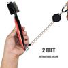 Key Chain Nylon Colourful Groove Cleaner Kit Golf Club Brush Cleaning Tool Hook To Bag