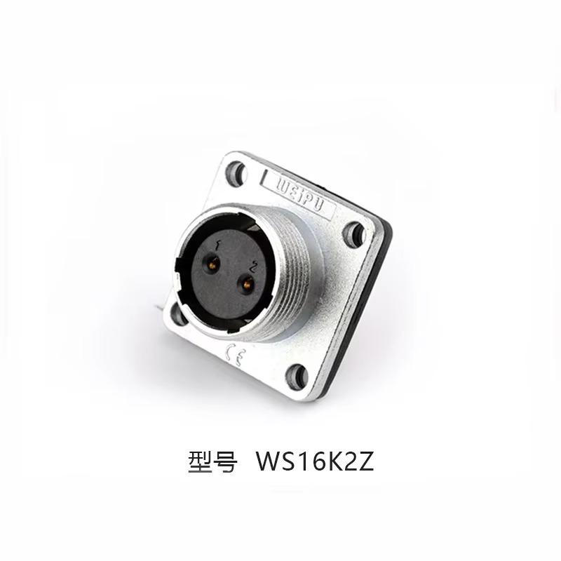 WEIPU WS16 TQ+Z M16 Aviator Electrical Waterproof Connector Industrial 2 3 4 5 7 9 10 Pin Led Strip Panel Mount Powercom Adapter