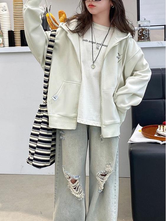 Kapuzensweatshirt für Mädchen - 2024 Herbst- & Frühjahrsmode