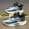 Spring and Summer Children's Breathable Sports Shoes Jue Ying Running Shoes Rotating Buckle Primary School Students Physical Education Class Leisure
