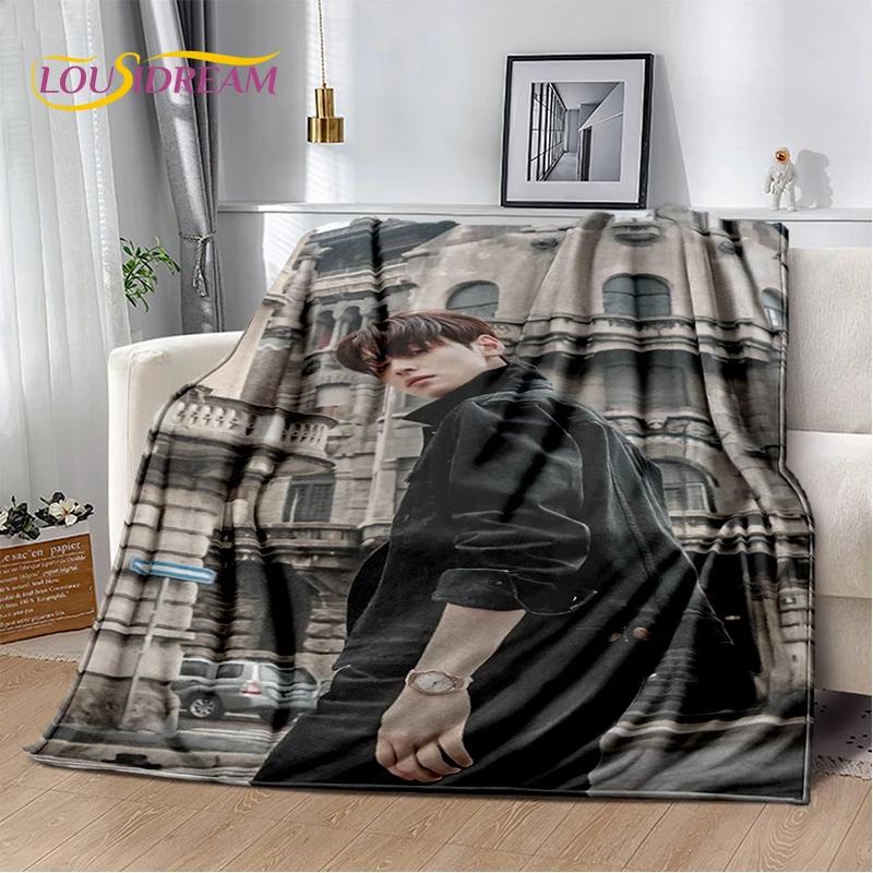 29 Styl Prawdziwe Piękno Hwang in Youp Cha EunWoo Koc, Miękki Koc do Rzucania do Domu Sypialni Łóżka Sofy Piknik Podróż Biuro Pokrowiec