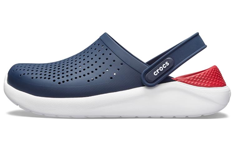 Crocs LiteRide Shoe Beach Sandals Unisex Blue Red 204592-4CC 46-47