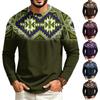Herren Raglan Langarm T-Shirt Hals Lässiges Oberteil für den Alltag