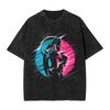 Anime Fullmetal Alchemist Edward Elric Stampa Grafica Uomo Donna Maglietta Manga Retro Lavata Oversize Girocollo Cotone Top Moda Harajuku Estate Nuova T-shirt