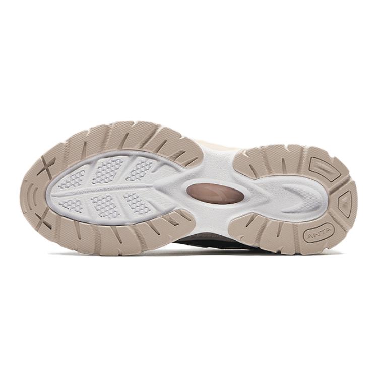 Anta Kids Fabric Comfortable Versatile Non-Slip Wear-Resistant Low-Top Running Shoes Kids sneaker Black White Pink 322438808-3