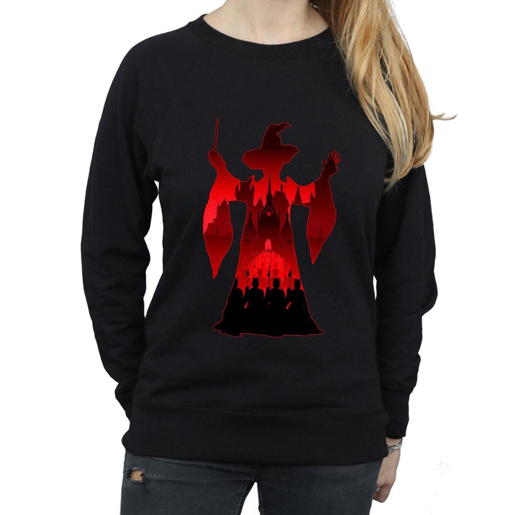 HARRY POTTER Womens/Ladies Minerva McGonagall Silhouette Sweatshirt